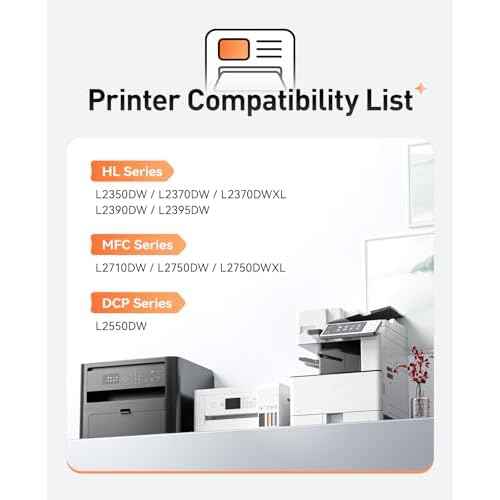 TN730 Toner Cartridge Replacement for Brother TN730 TN760 TN-730 TN-760 High Yield Black Cartridge MFC-L2710DW MFC-L2750DW HL-L2350DW HL-L2370DW HL-L2395DW HL-L2390DW DCP-L2550DW MFC-L2690DW Printers