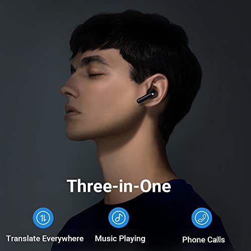 Timekettle M3 Language Translator Earbuds, Two-Way Translator Device with APP for 40 Languages and 13 Offline Translation Packs, Fast Reaction with Revolutionary Al Semantic Tech, Offline Version