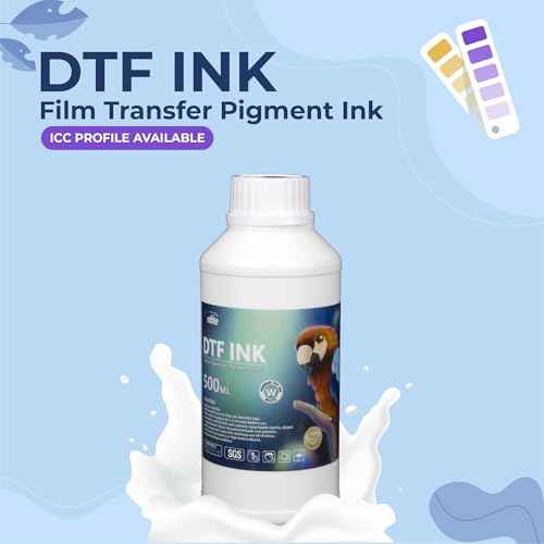Enlite Premium DTF White Ink for DTF Heat Transfer Film Printing, Used for Printhead L1800 L805 R1390 4720 I3200 XP600 DX7 DX5 5113, Great Fluency, Whiteness and Covering Rate, 16.9oz