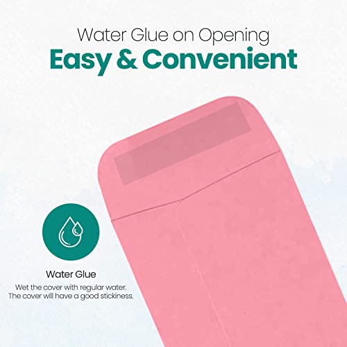 GUD DAYZ 100 Pack Small Kraft Coin Envelopes 2x3 Secure Seal for Coins & Seeds