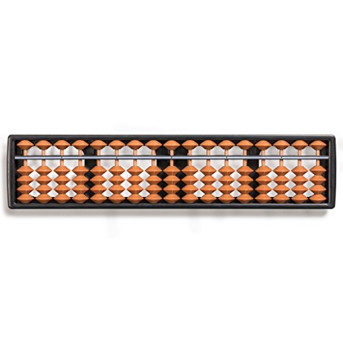 Yellow Mountain Imports 10.5 inch Standard Soroban Abacus - 17 Columns, Classic Montessori Math Tool