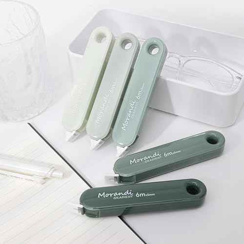 5 PCS Correction Tape with Lid, Easy to Use Correction Tapes, White Applicator for Instant Corrections
