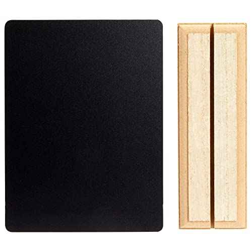 6 Pack Mini Chalkboard Signs with Stand for Table Decorations, Restaurant Food Display, Message Boards, Small Business, Wedding, Banquet, Coffee Shop (6 x 8 Inches)