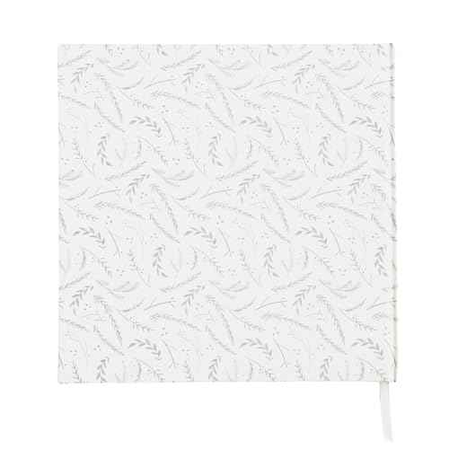 Promptly Journals, Our Christmas Memories: A Family Traditions Keepsake (Pine Boughs, White, Linen) | 30-Year Christmas Journal | Traditions Christmas Journal | Family Gifts