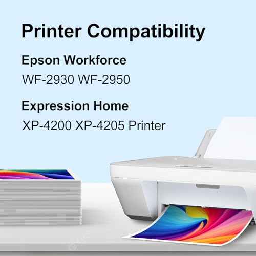 TOKYOINK 232XL Ink Cartridges Combo Pack Remanufactured Replacement for Epson 232 Ink Cartridge 232XL 232 XL Works for WF-2930, WF-2950, XP-4200, XP-4205 Printer (Black, Cyan, Magenta, Yellow 4 Pack)