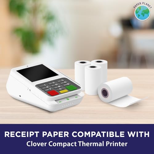 PaperPlanet Thermal Receipt Paper for Clover Compact | 30 Rolls