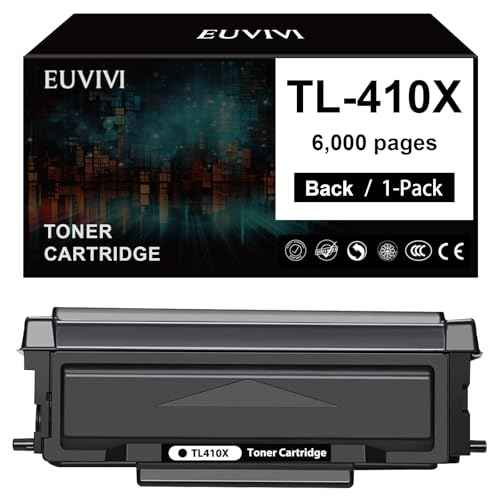 TL-410 TL-410X Toner Cartridge Compatible for Pantum M7102dw Toner TL-410 TL-410X TL-410H for M7102DW P3012DW M6800FDW M7100DW M7200FDW M6802FDW M7102DN M7202FDW Printer High Yield 6,000 Pages 1 Pack