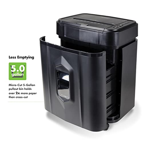 Aurora AU120MA 120-Sheet Auto Feed Micro-Cut Paper Shredder, Security Level P-4, 30-Minute Continuous Runtime