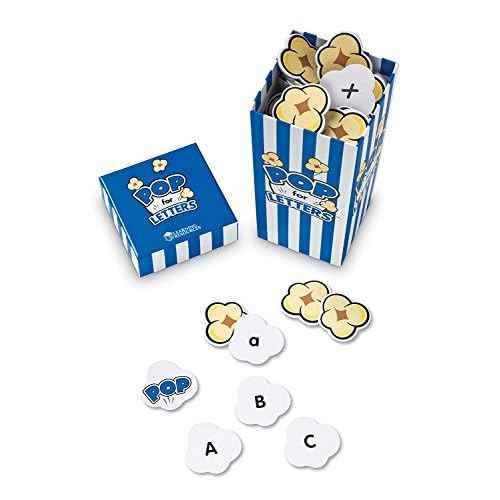 Learning Resources Pop for Letters, Early Phonics Game, Alphabet Recognition, ABCs, 8 Pop Cards, Ages 4+, Grades PreK+