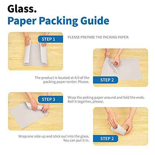 HANA PAPER 30.5" x 17" Large size (500 sheets, 17.6lb) Packing Paper Sheets for Moving, A grade of Newsprint paper for wrapping, storage, shipping. Box packaged. Ideal for wrap dish, glassware.