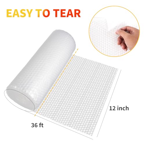 Skardeco Bubble Cushioning Wrap 2 Pack 12x72 ft Packing & Shipping Wrap