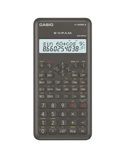 Casio FX-300MSB-W-IT Scientific Calculator for Math, Trigonometry & Statistics