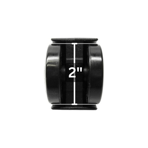 Chromcraft Polyurethane Soft Tread Replacement Casters - Softer Casters for Wood or Tile Floors (4)