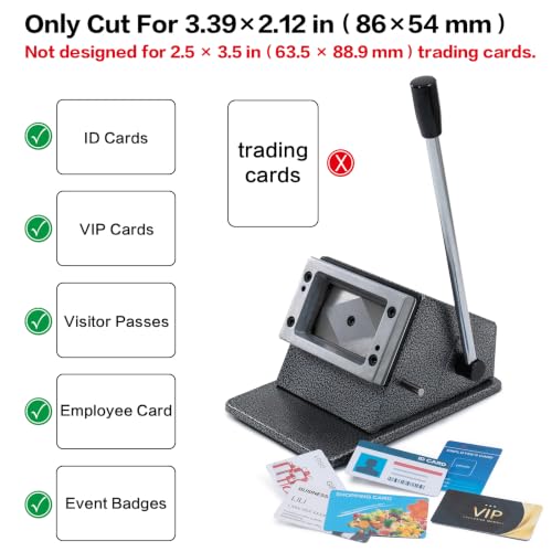 Heavy Duty Corner Rounder Cutter for ID Cards & Photos - 86x54mm
