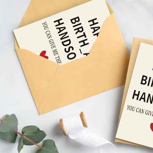 Gifts for Him | Funny Birthday Card & Gifts for Men Husband Boyfriend Him, Happy Bday Card