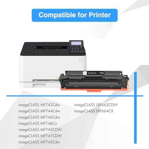TRUE IMAGE Compatible 055 Black Toner Cartridge Replacement for Canon 055 055H Toner for Canon Color ImageCLASS MF743Cdw MF741Cdw MF746Cdw MF745Cdw LBP664Cdw Printer Ink(Black, 1-Pack)