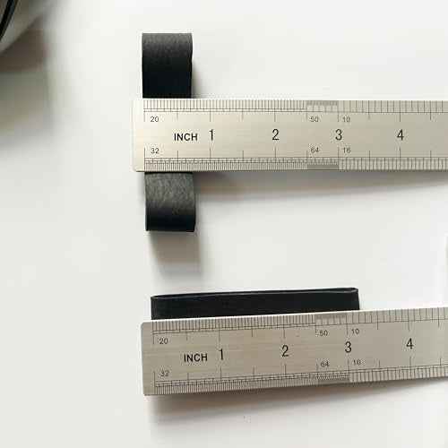 rubber bands size#94 black 35 pieces heavy duty tactical elastic bands wide strong rubber bands for office supplies survival camping biking fishing (3 1/2" x 3/4")