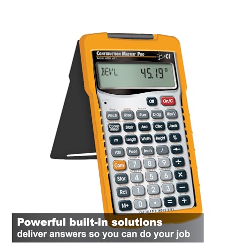 Calculating Industries Construction Master Pro Advanced Construction Math Calculator - Handheld