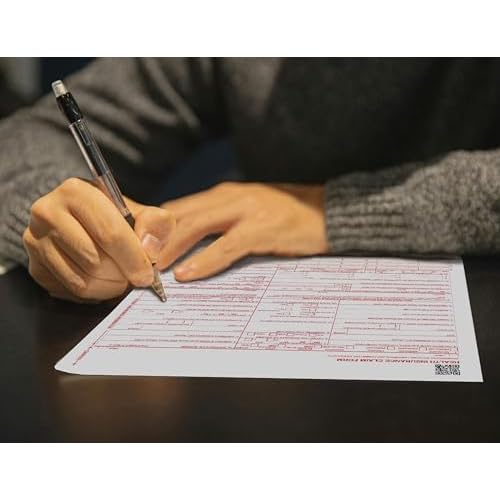 CMS 1500 Claim Forms - 500 Sheets | New Version HCFA 1500 02/2012 Revision | Laser & Inkjet Compatible Health Insurance Claim Forms for Accurate Medical Billing
