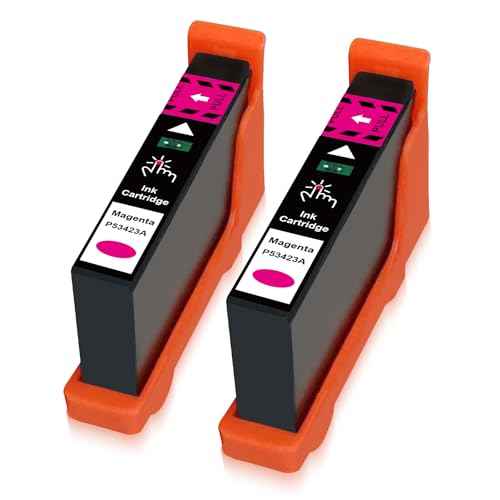 Compatible LX900 Ink Cartridge Replacement for Primera 53423 Magenta Ink Used with Primera LX900 Ink Printers (2 Pack)