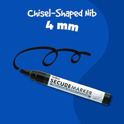 Artline Redaction Marker Privacy Blackout Redacting Pen for Documents & Mail, Black Out Private Information, Redacting Marker Helps Prevent Identity Theft, 12 Pack