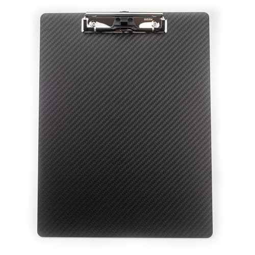Carbon Fiber Clipboard with Pen Holder,Dry Carbon Fiber Clipboard with 304 Stainless Steel Low Profile Clip,3k Twill Carbon Fiber Clip Board 8.5¡¿11 A4 Letter Size