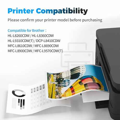 Compatible Toner Cartridge Replacement for Brother TN436 TN433 TN431 TN436BK Compatible for Brother HL-L8260CDW HL-L8360CDW MFC-L8610CDW MFC-L8690CDW MFC-L8900CDW MFCL9570CDW Printer (2-Pack)