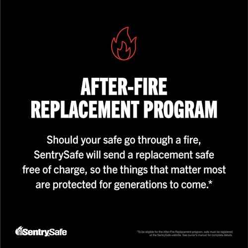 SentrySafe Fireproof Safe Box with Key Lock, Chest Safe with Carrying Handle to Secure Money, Jewelry, Documents, 0.25 Cubic Feet, 6.3 x 15.3 x 12.1 Inches, 1160