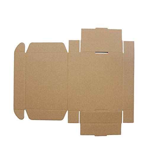 35 Pack 9x6.5x1.75 inch Corrugated Box Mailers- White Cardboard Shipping Box Corrugated Box Mailer Shipping Box For Mailer, Moving and Craft