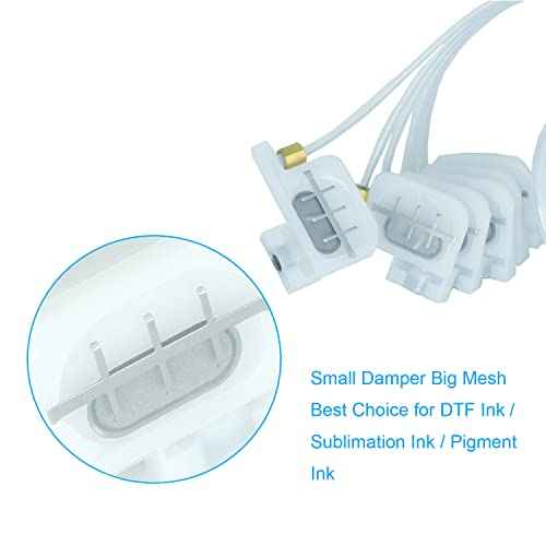 12 PCS DTF Printer Damper, Small Ink Damper for DX5 L1300 L801 L805 L810 L850 L800 L1800 Printer