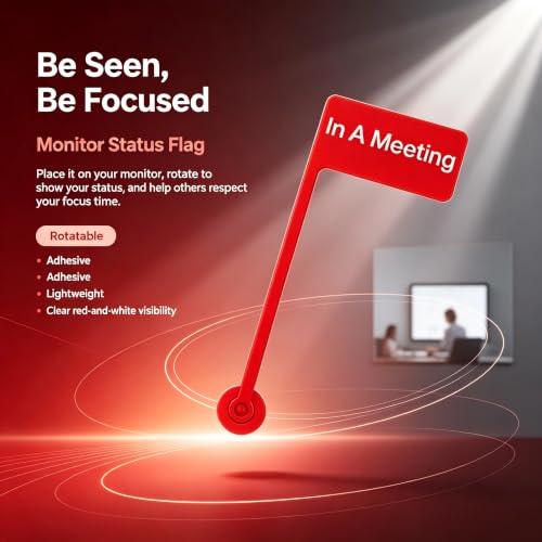 ROTORS Red Monitor Status Flag Set with Adhesive Stickers - C / 1