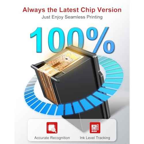 275XL 276XL Replacement for Canon Ink 275 and 276 PG-275 CL-276 Black Color Ink Cartridges Combo Pack Compatible with PIXMA TR4720 TS3522 TR4700 TS3722 TS3500 TR4722 TS3720 TS3520 Printer