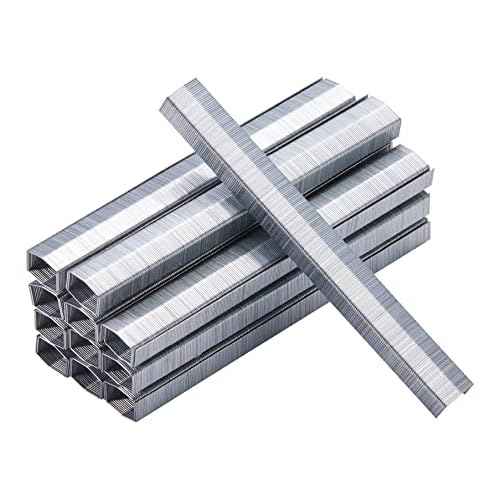 Bostitch Office B8 PowerCrown 0.25 Inch Staples, Pack of 5,000 Staples (STCRP21151/4), Silver