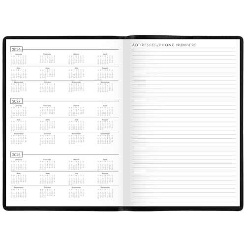 AT-A-GLANCE 2026 Planner, Monthly, 7" x 10", Large, Designer Cover, Black (704320526)