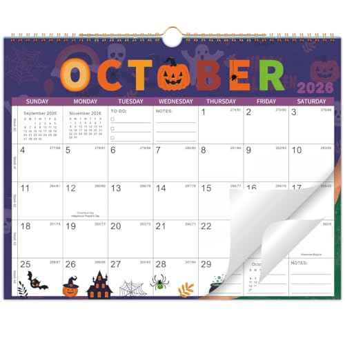 2026-2027 Wall Calendar - Wall Calendar 2026-2027, 24-Month Calendar, Jan. 2026 - Dec. 2027, 14.8" x 11.4", 2 Year Calendar, Thick Paper - 12 Themes