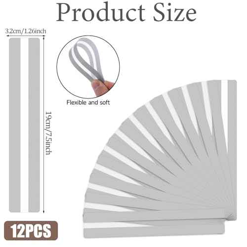 12 Pieces Guided Reading Strips Hightlight Bookmarks Overlays Reading Tracker Bookmark Read Line Trackers Teacher Teaching Supply Assistant Help with Dyslexia (Clear)