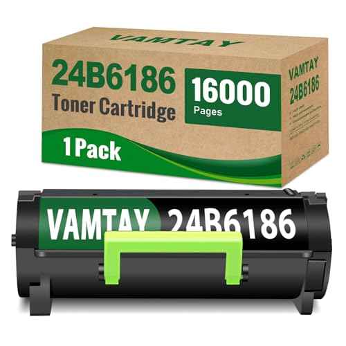 24B6186 Toner Cartridge Replacement for Lexmark 24B6186 for M3150 XM3150 XM3150h