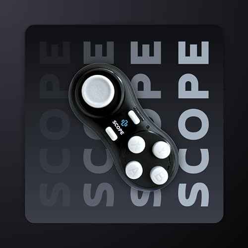 Scope Remote- Remote for Anki. Customizable with Anki Add-on, Compatible with Windows, Mac, iOS, iPad, and Android. Anki Clicker, Anki Controller. Midnight Black, Plus (16-18 Hours Battery)