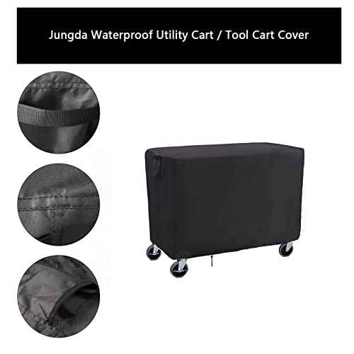 Rolling Tool Cart Cover 46 Inch,Waterproof Utility Cart Cover Service Cart Cover - 46 X 26 X 33 Inch