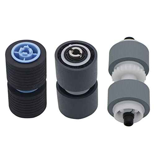 Intendvision Replacement Scanner Roller Kit Compatible with for DR-G1100 DR-G1130 DR-G2090 DR-G2110 DR-G2140 8262B001AA, Brake Roller and Pick Roller Set