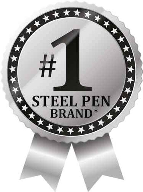 Zebra Pen G-301 Retractable Gel Pen, 0.7mm Medium Point, Stainless Steel Barrel, Ideal for Office Supplies, School Supplies & Teacher Supplies, Black Ink, 12-Pack (41310)
