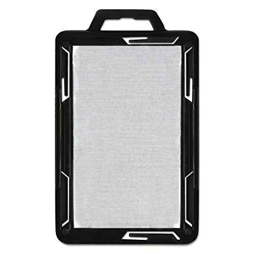 Advantus 76417 Secure-Two Card RFID Blocking Badge, 3 3/8 x 2 1/8, Black, 20 per Pack