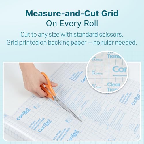 Con-Tact Clear Protective Book Cover Liners 13.5x5ft Pack of 3