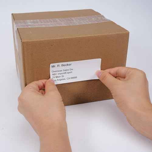 Replace for Brother DK-1208 Die-Cut Large Address Paper Labels, 1.4 in x 3.5 in, 400 per Roll/ 4000 Labels for QL-800 ql-820nwb Printer, 10 Rolls + 1 Frame