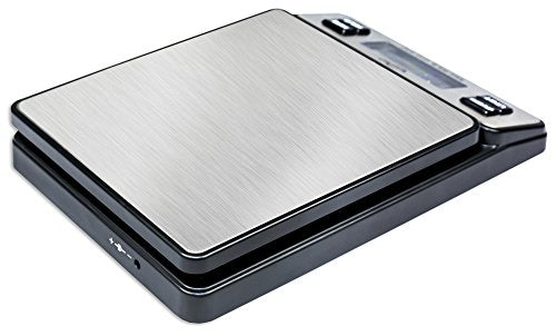 Weighmax W-2809 90 LB Digital Postal Scale with Stainless Steel Platform, AC Adapter Included