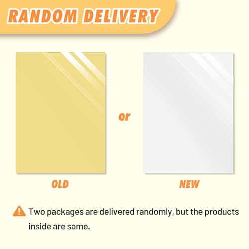 TransOurDream Sublimation Sticker Paper-10 Pcs 100% Glossy Clear Waterproof Sublimation Stickers 8.5x11 for Sublimation Inkjet Printer with Sublimation Ink, Decoration for Mugs, Phone Cases, Tumbler