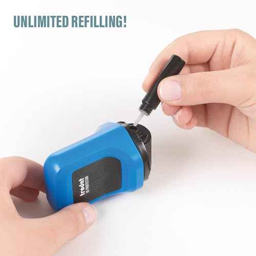 Trodat ID Protector Ink Roller ? Identity Theft Protection Roller Stamp ? incl. 3 Bonus Refill Inks