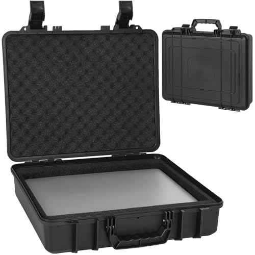 Laptop Hard Case for 14-15.6 inch Gaming Laptops & Accessories - Heavy Duty Laptop Storage Case with Pull & Pluck Foam Layer (Black)