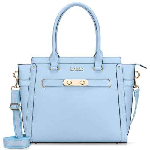 Laptop Bag for Women,15.6 Inch Multi Pocket Padded Laptop Tote Bag, Computer Bags for Women, Blue