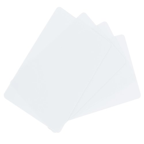 MECCANIXITY 200Pack Blank PVC Cards 20mil ID Cards Blank Credit Cards Plastic Cards Waterproof & Double Sided Printing for ID Badge Printer, Graphics White